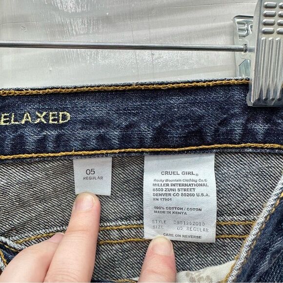 Cruel Girl relaxed boot cut western denim jeans women's 5 regular - Picture 6 of 6